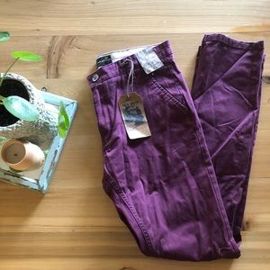 Men's Burgundy/Purple Pants